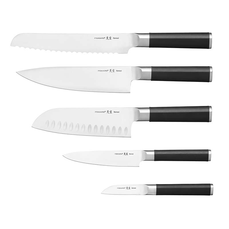 Fiskars Sensei knivpakke med 5 knive