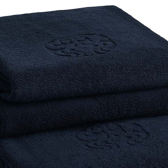 Georg Jensen håndklæder med monogram, 3 stk. i varm grå farve